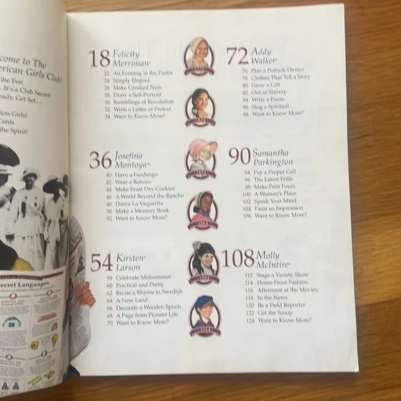American Girl doll American Girls Club Handbook - Picture 5 of 8